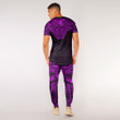 RugbyLife Clothing - Polynesian Tattoo Style Tattoo - Pink Version T-Shirt and Jogger Pants A7