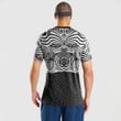 RugbyLife Clothing - Polynesian Tattoo Style Maori Traditional Mask T-Shirt A7