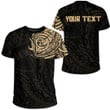 RugbyLife Clothing - (Custom) Polynesian Tattoo Style - Gold Version T-Shirt A7 | RugbyLife