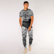 RugbyLife Clothing - (Custom) Polynesian Tattoo Style Maori Traditional Mask T-Shirt and Jogger Pants A7 | RugbyLife