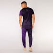 RugbyLife Clothing - (Custom) Polynesian Tattoo Style Turtle - Purple Version T-Shirt and Jogger Pants A7