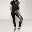 RugbyLife Clothing - Polynesian Tattoo Style Tattoo T-Shirt and Jogger Pants A7
