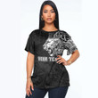 RugbyLife Clothing - Polynesian Tattoo Style Tribal Lion T-Shirt A7