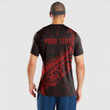 RugbyLife Clothing - (Custom) New Zealand Aotearoa Maori Fern - Red Version T-Shirt A7
