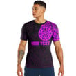 RugbyLife Clothing - (Custom) Polynesian Tattoo Style Turtle - Pink Version T-Shirt A7