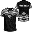 RugbyLife Clothing - (Custom) Polynesian Tattoo Style Flower T-Shirt A7 | RugbyLife