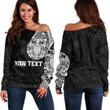 RugbyLife Clothing - (Custom) Polynesian Tattoo Style Off Shoulder Sweater A7 | RugbyLife