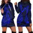 RugbyLife Clothing - New Zealand Aotearoa Maori Silver Fern New - Blue Version Hoodie Dress A7 | RugbyLife