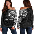 RugbyLife Clothing - (Custom) Special Polynesian Tattoo Style Off Shoulder Sweater A7 | RugbyLife