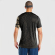 RugbyLife Clothing - Polynesian Tattoo Style Tattoo - Gold Version T-Shirt A7