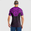 RugbyLife Clothing - Polynesian Tattoo Style Tattoo - Pink Version T-Shirt A7