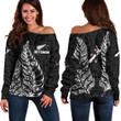 RugbyLife Clothing - New Zealand Aotearoa Maori Silver Fern New Off Shoulder Sweater A7 | RugbyLife