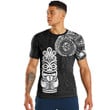 RugbyLife Clothing - Polynesian Tattoo Style Tiki T-Shirt A7