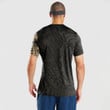 RugbyLife Clothing - Polynesian Tattoo Style Snake - Gold Version T-Shirt A7