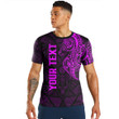 RugbyLife Clothing - (Custom) Polynesian Tattoo Style Horse - Pink Version T-Shirt A7