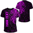 RugbyLife Clothing - (Custom) Polynesian Tattoo Style Horse - Pink Version T-Shirt A7 | RugbyLife