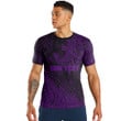 RugbyLife Clothing - (Custom) Polynesian Tattoo Style Surfing - Purple Version T-Shirt A7