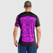 RugbyLife Clothing - Polynesian Tattoo Style Tiki - Pink Version T-Shirt A7