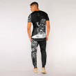 RugbyLife Clothing - Polynesian Tattoo Style Tiki Surfing T-Shirt and Jogger Pants A7