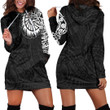 RugbyLife Clothing - Polynesian Tattoo Style Hoodie Dress A7 | RugbyLife