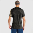 RugbyLife Clothing - Polynesian Sun Tattoo Style - Gold Version T-Shirt A7