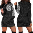 RugbyLife Clothing - Polynesian Tattoo Style Tattoo Hoodie Dress A7 | RugbyLife