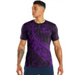 RugbyLife Clothing - (Custom) New Zealand Aotearoa Maori Fern - Purple Version T-Shirt A7