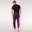 RugbyLife Clothing - (Custom) Polynesian Tattoo Style - Pink Version T-Shirt and Jogger Pants A7