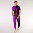 RugbyLife Clothing - (Custom) Polynesian Tattoo Style - Pink Version T-Shirt and Jogger Pants A7 | RugbyLife