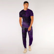 RugbyLife Clothing - Polynesian Tattoo Style Surfing - Purple Version T-Shirt and Jogger Pants A7 | RugbyLife