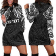 RugbyLife Clothing - (Custom) Polynesian Tattoo Style Hoodie Dress A7 | RugbyLife