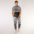 RugbyLife Clothing - Polynesian Tattoo Style Maori Traditional Mask T-Shirt and Jogger Pants A7 | RugbyLife