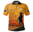 Australia Anzac Day 2024 For the Fallen Polo Shirts A31