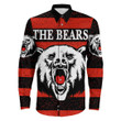 North Sydney Bears Indigenous - Rugby Team Long Sleeve Button Shirt| Lovenewzealand.co