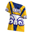 Adelaide Rams (Yellow) - Rugby Team Off Shoulder T-Shirt | Lovenewzealand.co