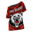 North Sydney Bears Special Indigenous - Rugby Team Off Shoulder T-Shirt | Lovenewzealand.co