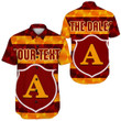 (Custom) Annandale The Dales - Rugby Team Short Sleeve Shirt | Lovenewzealand.co
