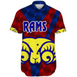 Adelaide Rams - Rugby Team Short Sleeve Shirt | Lovenewzealand.co
