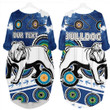 LoveNewZealand Clothing - Custom Canterbury Bankstown Bulldogs Grunge Indigenous Rugby Team Batwing Pocket Dress A7 | LoveNewZealand