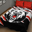 North Sydney Bears Unique - Rugby Team Quilt Bed Set | lovenewzealand.co
