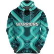 (Custom Personalised) New Zealand Warriors Rugby Hoodie Original Style - Turquoise, Custom Text And Number | Lovenewzealand.co