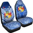 Mate Ma'a Tonga Rugby Car Seat Covers Polynesian Creative Style - Blue K8 | Lovenewzealand.co