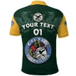 (Custom Personalised) Welsh Rugby Union - Celtic Warriors Polo Shirt Original Style - Green, Custom Text And Number K8 | Lovenewzealand.co