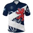 Scotland Rugby Polo Shirt Thistle Of Scottish Navy K13 | Lovenewzealand.co
