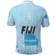 (Custom Personalised) Fiji Rugby Polo Shirt Tapa Vibes K36 | Lovenewzealand.co