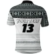 (Custom Personalised) Fiji Rugby Polo Shirt Impressive Version - Custom Text and Number K13 | Lovenewzealand.co