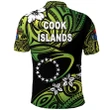 (Custom Personalised) Cook Islands Rugby Polo Shirt Unique Vibes - Green K8 | Lovenewzealand.co