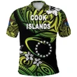 Cook Islands Rugby Polo Shirt Unique Vibes - Green K8 | Lovenewzealand.co