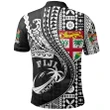 Fiji Tapa Polo Shirt Creativity Rugby TH5 | Lovenewzealand.co