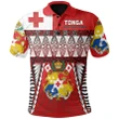Tonga Polo Shirt - Mate Ma'a Tonga - Rugby Style TH5 | Lovenewzealand.co